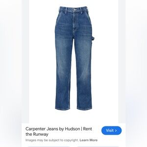 Hudson Jeans Women's Boot Cut Carpenter Jeans - Blue Denim